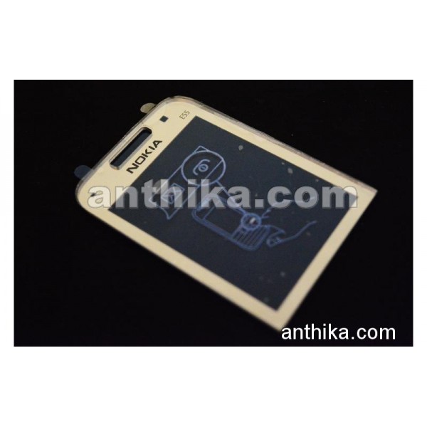 Nokia E55 Lens Cam Original Lcd Display Glass Silv...