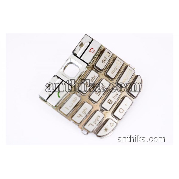 Siemens C75 Tuş Original Keypad Silver Used