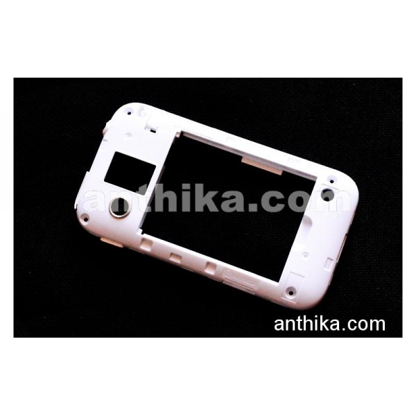 Samsung S5300 Kasa Original Middle Cover White New...
