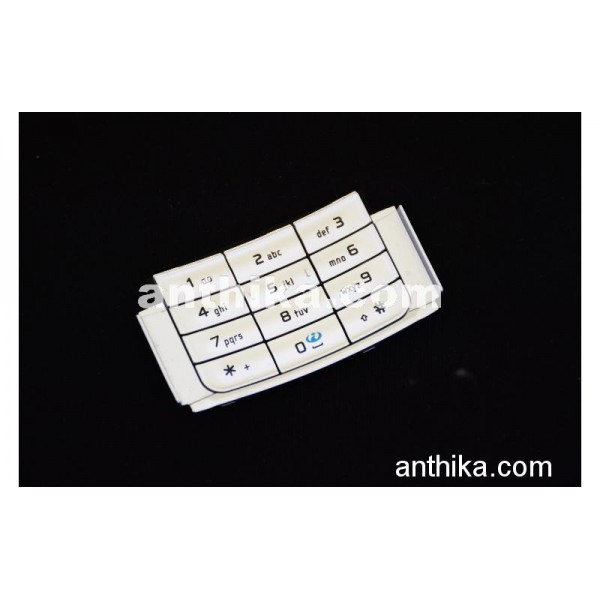 Nokia N95 Tuş Original Numeric Key Silver New Con...