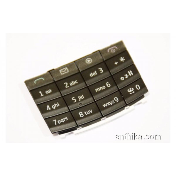 Nokia X3-02 Tuş Orjinal Keypad Black New