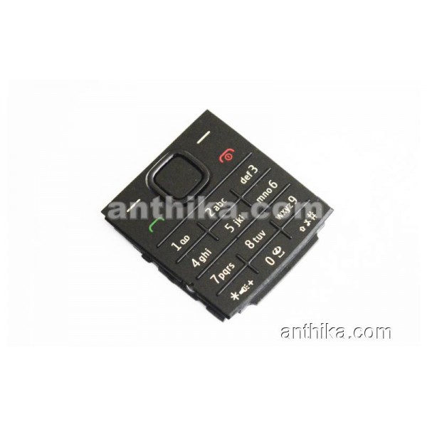 Nokia X2 X2-00 Tuş Original Keypad Keymat Black U...