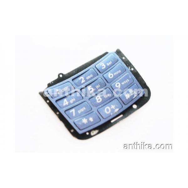 Samsung E250 Tuş Original Numeric Keypad Blue Use...