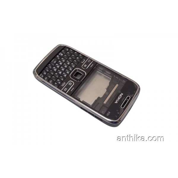 Nokia E72 E72i Kapak Kasa Tuş Original Housing Black New Condition