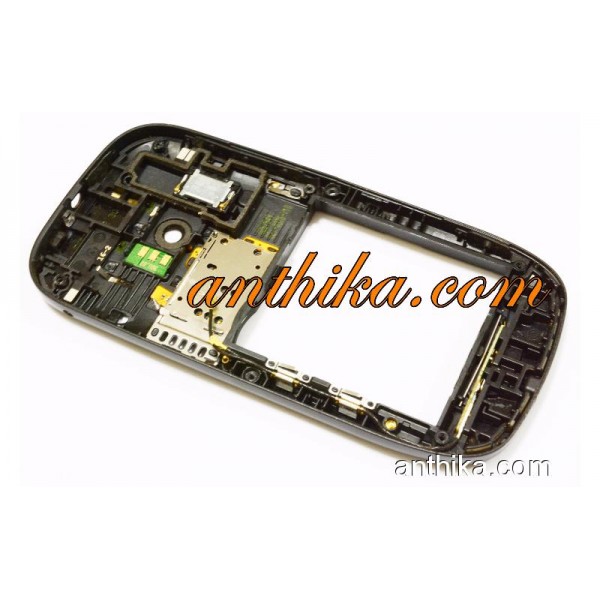 Nokia C7 Kasa Original Middle Cover Frame Black Used - 9