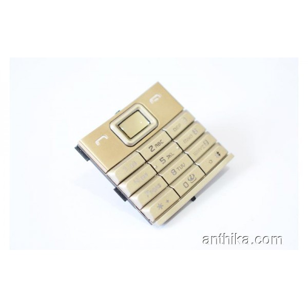 Nokia 8800 Sirocco Gold Tuş Orjinal Keypad New 97...