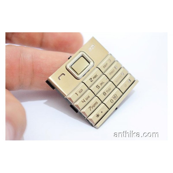 Nokia 8800 Sirocco Gold Tuş Orjinal Keypad New 9792163