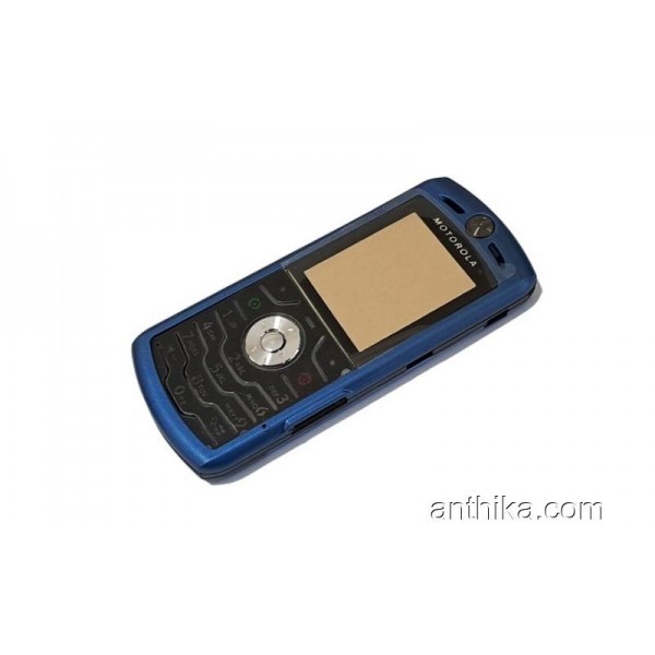 Motorola L7 Kapak Kasa Tuş Lacivert Full Housing New