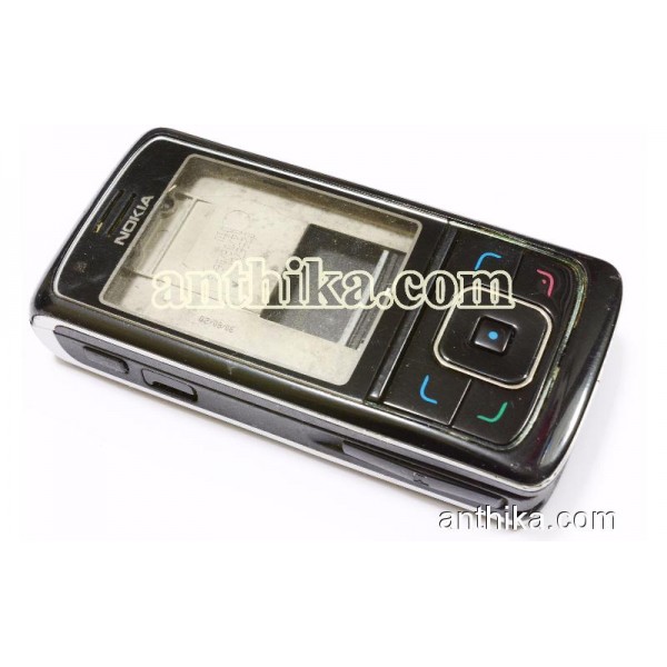Nokia 6288 Kapak Kasa Tuş Orjinal Full Housing Bl...