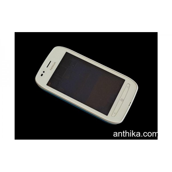 Nokia Lumia 710 Kapak Kasa Dokunmatik Tuş Beyaz