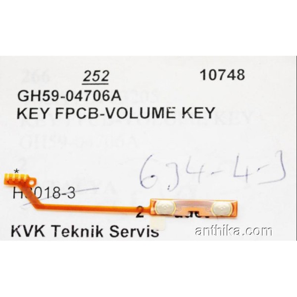 Samsung SGH-600 Ses Flex Original Key Fpcb Volume ...