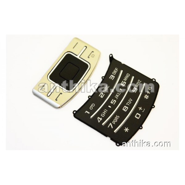 Samsung C3050 Tuş Takım Original Keypad Silver B...