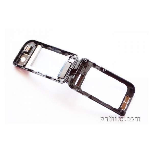 Nokia 7270 Mekanizma Speaker Original A-Cover Black Red Earspeaker