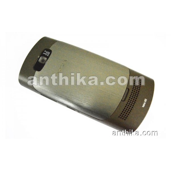 Nokia Asha 303 Kapak Kasa Tuş High Quality Full Housing Black New