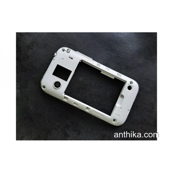Samsung S5360 Kasa Original Middle Cover White Use...