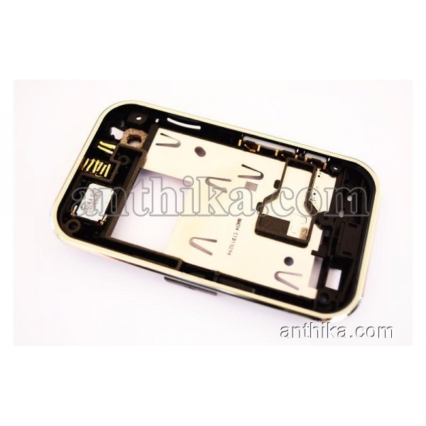 Nokia 6760 Slide Kasa Buzzer Original Middle Cover Black New