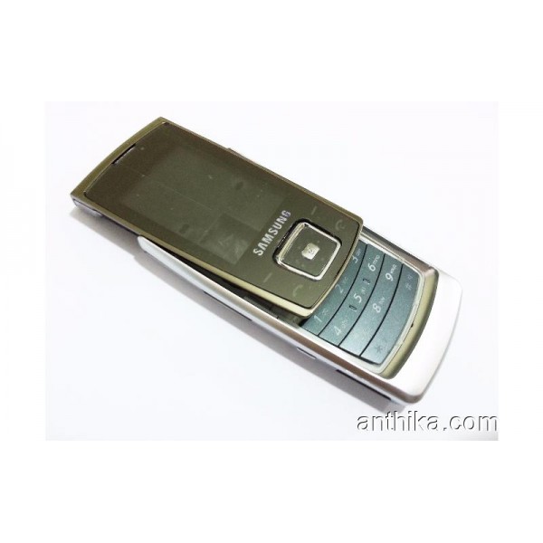 Samsung E840 Kapak Kasa A++ Kalite Full Housing Silver
