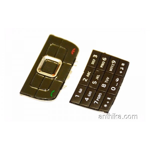 Nokia E66 Tuş Orjinal Keypad Black New
