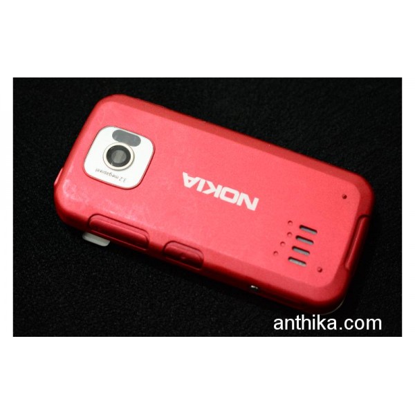 Nokia 7610 Supernova Kapak Tuş Kasa Orjinal Kalitesinde Full Housing Red