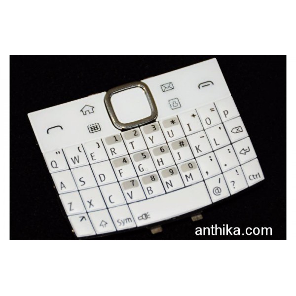 Nokia E6 Tuş Orjinal Kalitesinde Keypad White