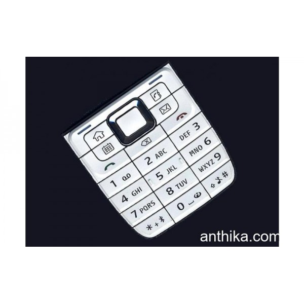 Nokia E51 Tuş Original Keypad White New 9796549