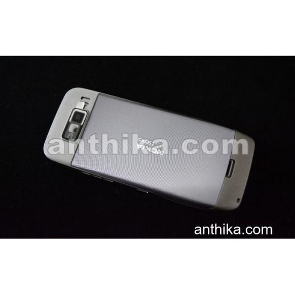 Nokia E55 Kapak Kasa Tuş High Quality Full Housing Silver New