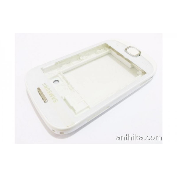 Samsung S5670 Galaxy Fit Kapak Kasa A++Kalite Housing White