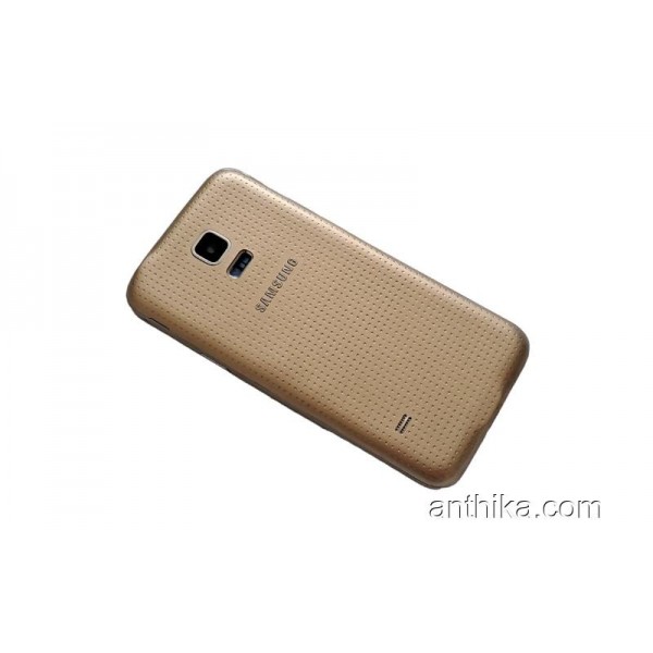Samsung Galaxy S5 Mini G800 Kasa Kapak Gold Buzzer...