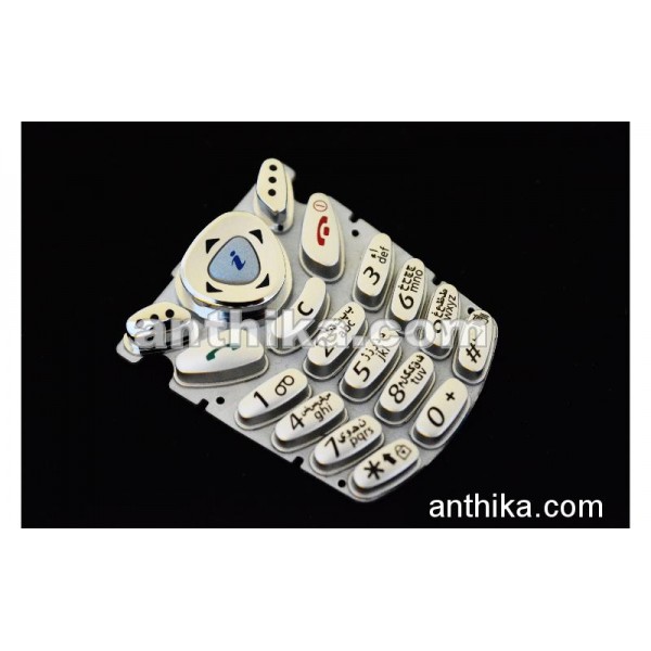 Samsung C200 Tuş Original Keypad Silver New