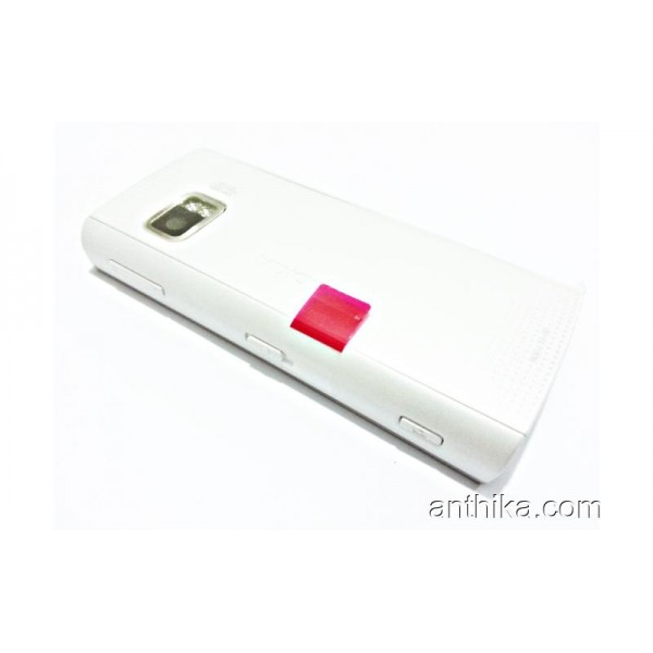 Nokia X6 X6-00 Orjinal Kasa Kapak Orta Kasa Full Housing White
