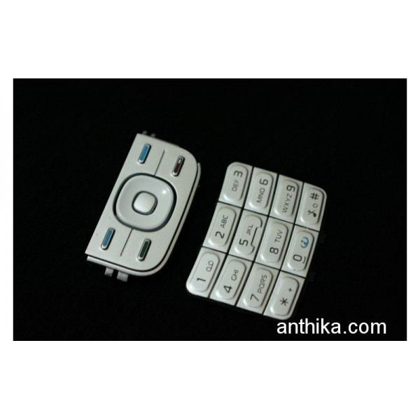 Nokia 5200 5300 Tuş Orjinal Kalitesinde Silver Ne...