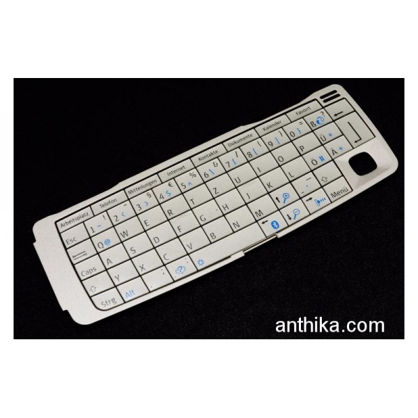 Nokia 9300 Klavye Tuş Original QWERTZ Keypad Used...