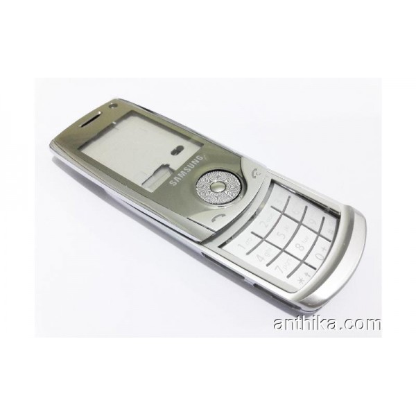 Samsung U700 Kapak Tuş Kasa Orjinal Kalitesinde Full Housing Silver