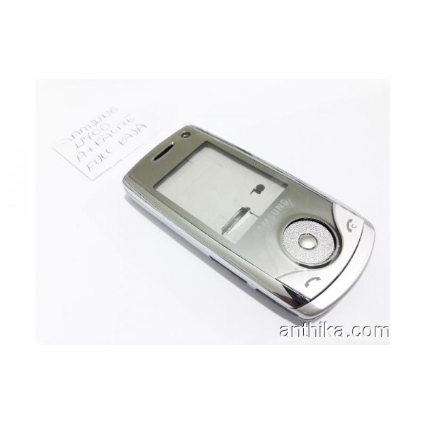 Samsung U700 Kapak Tuş Kasa Orjinal Kalitesinde Full Housing Silver