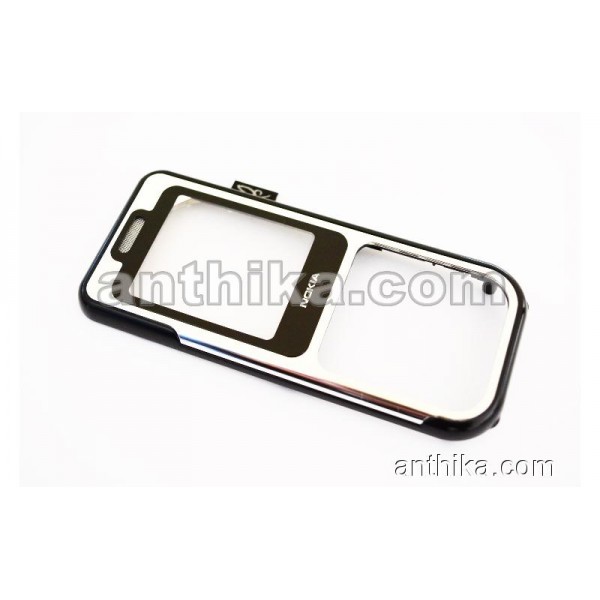Nokia 7360 Kapak Original Front Cover Black New