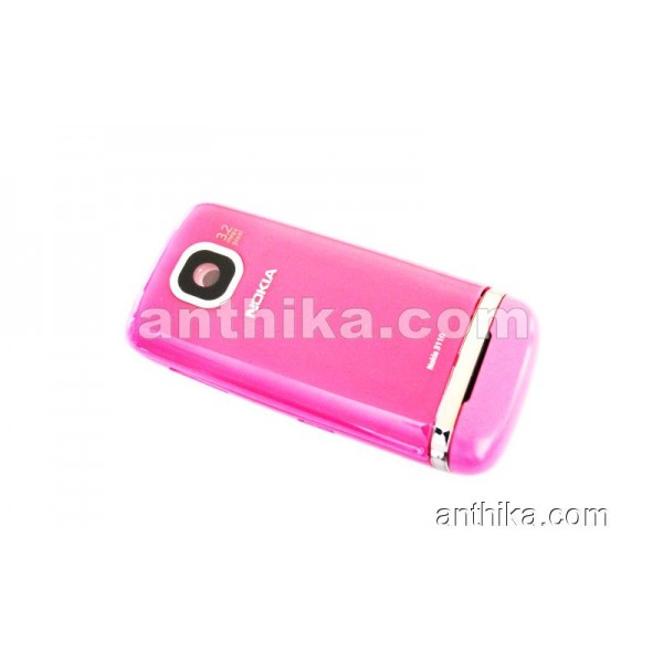 Nokia Asha 311 Kapak Kasa Tuş High Quality Full Housing Pink New