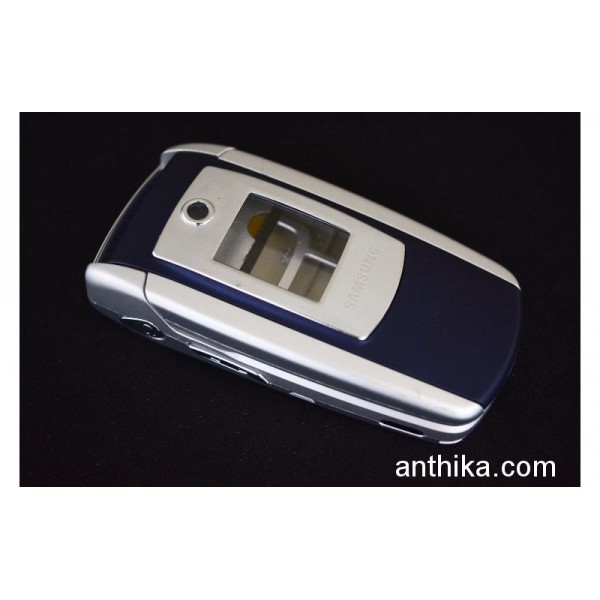 Samsung E700 Kapak Kasa Original Housing Silver Ne...