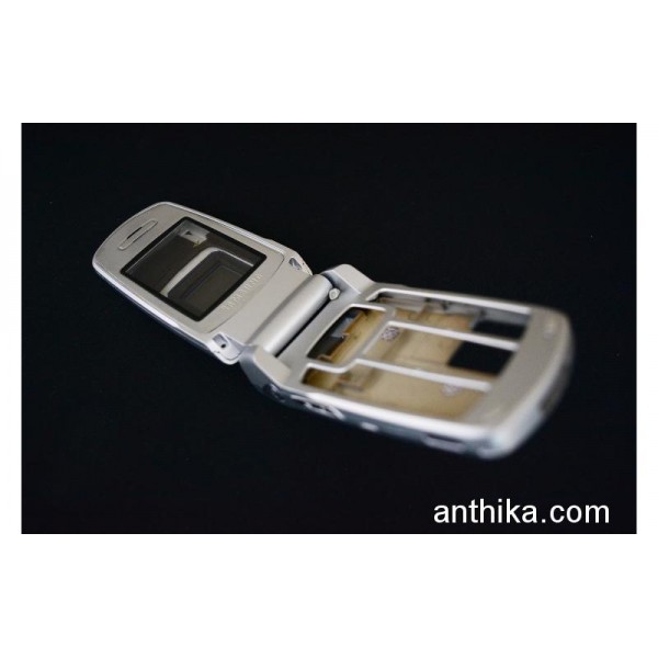 Samsung E700 Kapak Kasa Original Housing Silver New