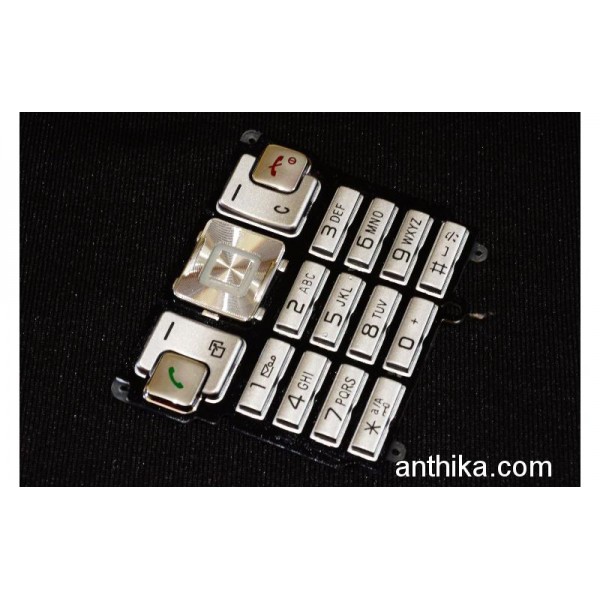 Sony Ericsson T700 Tuş Orjinal Keypad Silver New