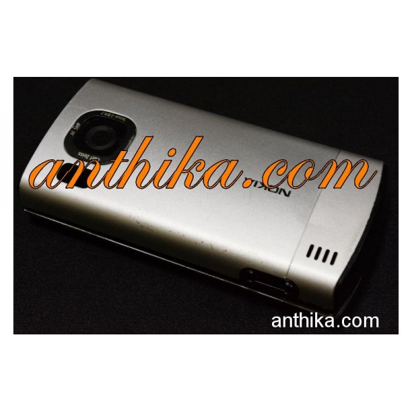 Nokia 6700 Slide Orjinal Kasa Kapak Full Housing Silver Used