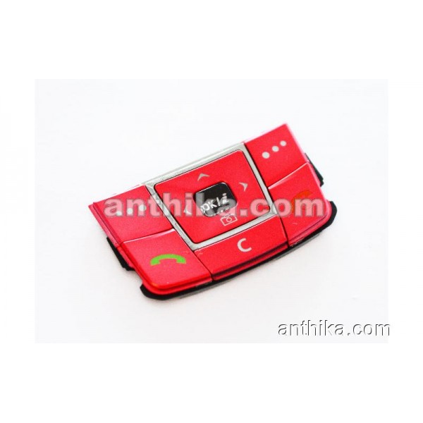 Samsung E250 Tuş Original Menu Keypad Red Used