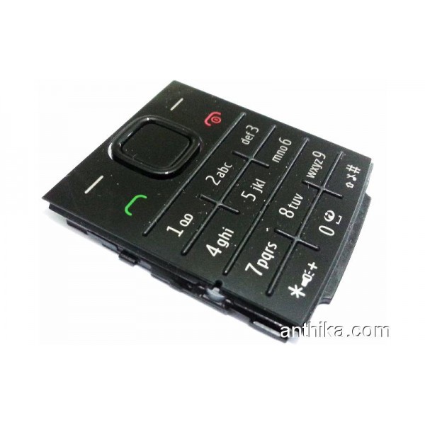 Nokia X2 X2-00 Tuş Orjinal Keypad Black-1