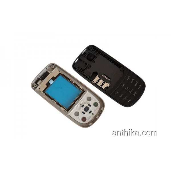 Nokia 2220 Slide Kapak Kasa Tuş High Quality Full Housing Gold New