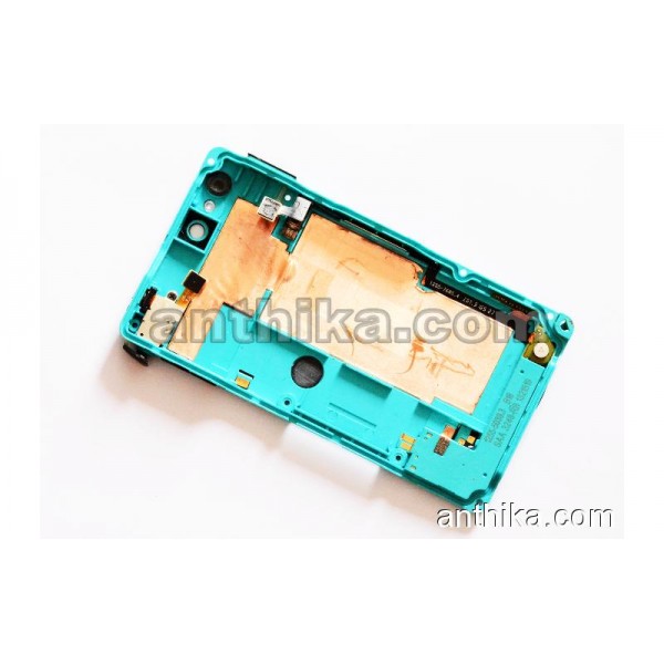Sony Xperia Go ST27i Kasa Flex Original Middle Cover Blue Used 1262-5039
