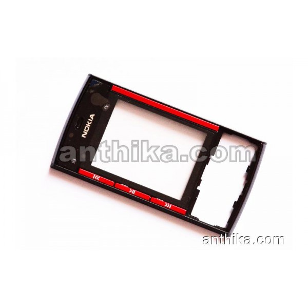 Nokia X3 X3-00 Kapak Original Front Cover Black Ne...