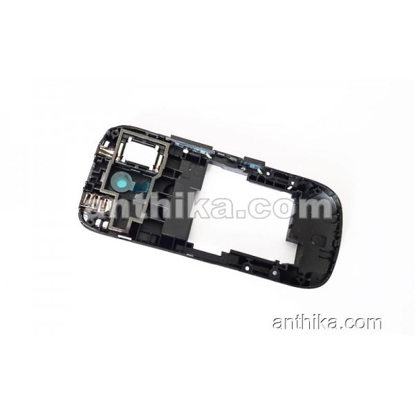 Nokia 202 203 Kasa Original Middle Cover Black New