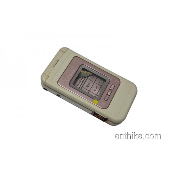 Nokia 7390 Kapak Kasa Tuş Flex Original Full Hous...