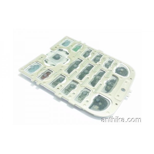 Nokia 6233 Tuş Orjinal Keypad White