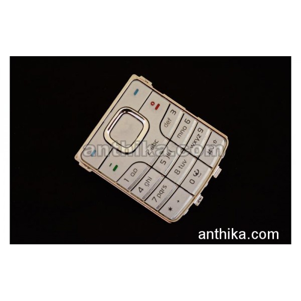Nokia 6500 Classic Tuş High Quality Keypad Silver...