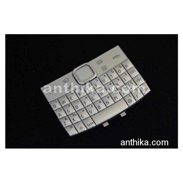 Nokia E6 E6-00 Tuş Original Keypad Silver New Con...